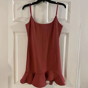Saints + Secrets Spaghetti Strap Mini Dress-Size XS